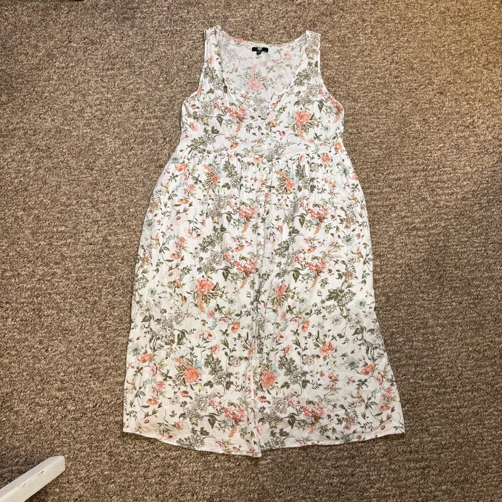 Frye floral maxi dress xxl